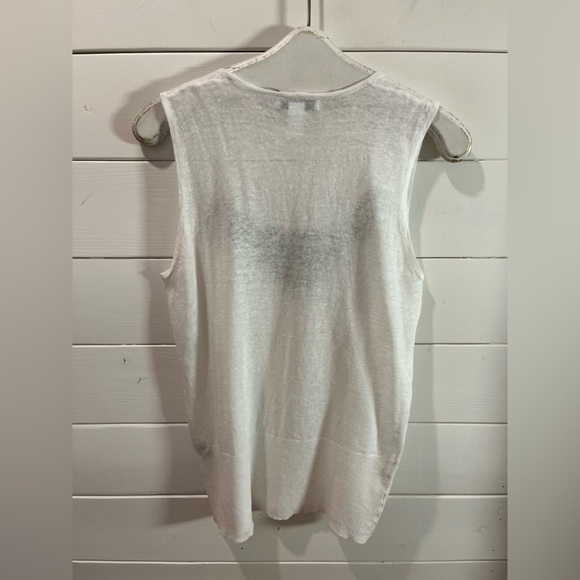 LAUREL – Sleeveless Knit Top with Appliqué Detail – Size XL - Picture 5 of 7